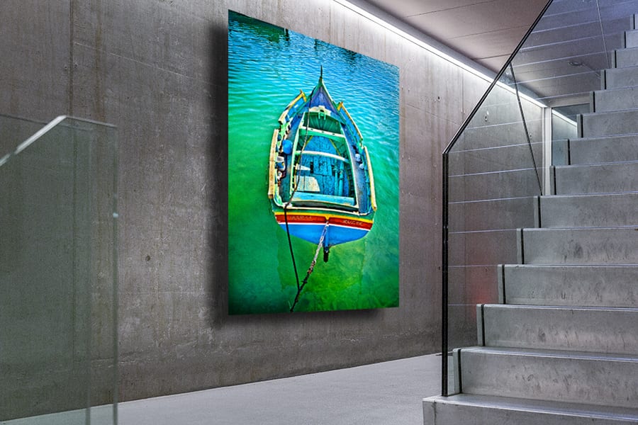 Fischerboot Fotodruck Wandbild