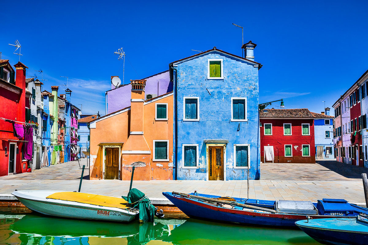 Burano Venedig Bunte Häuser Fotokunst Galerie Emsland
