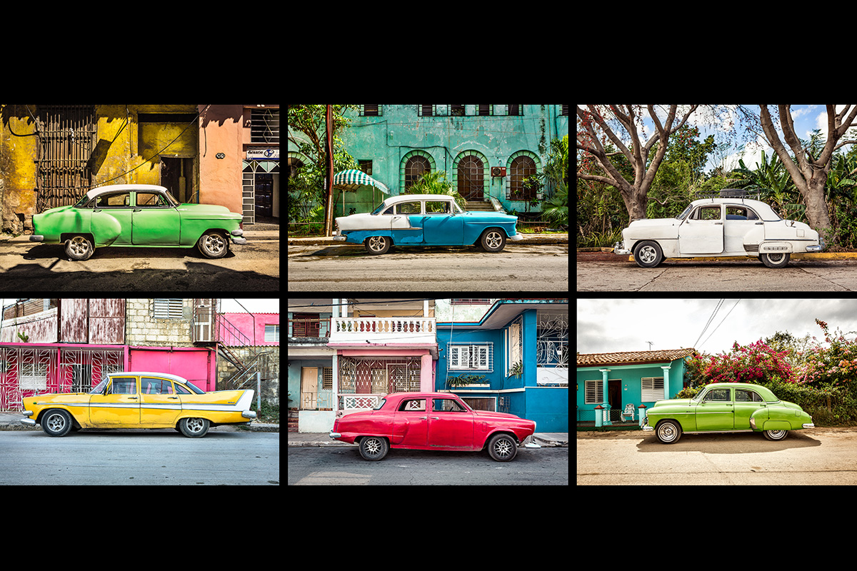 Fotodruck Kuba Auto
