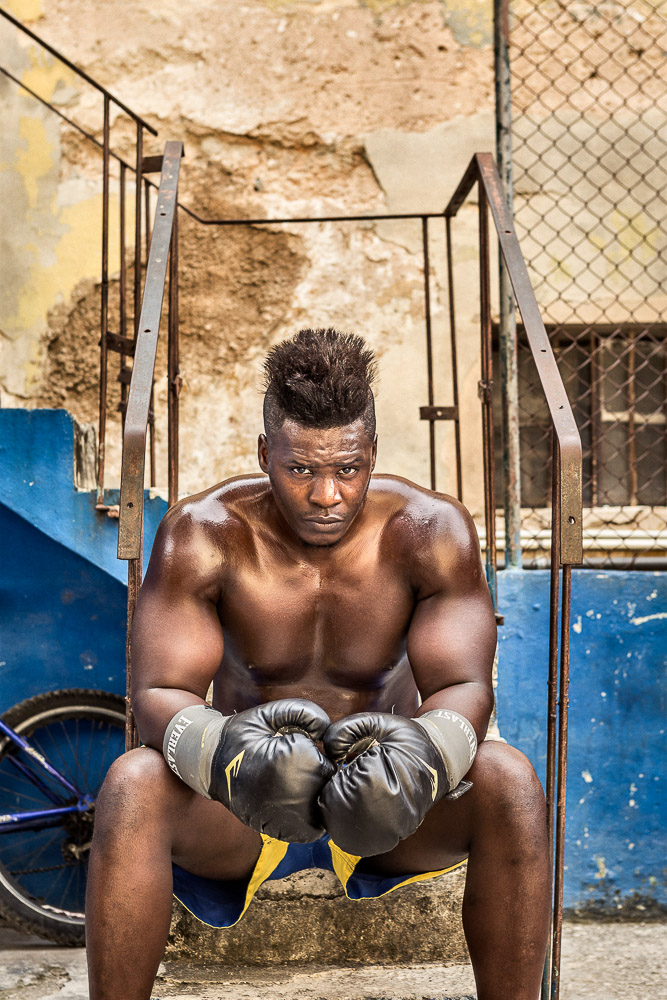Rafael Trejo Boxing Gym Kubanischer Boxer in Havanna auf Kuba