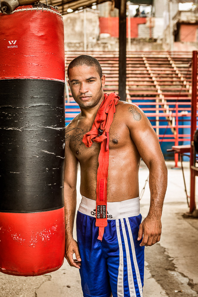 Rafael Trejo Boxing Gym Kubanischer Boxer in Havanna auf Kuba