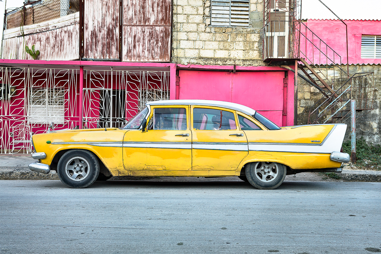 Wandkunst Kuba Cars